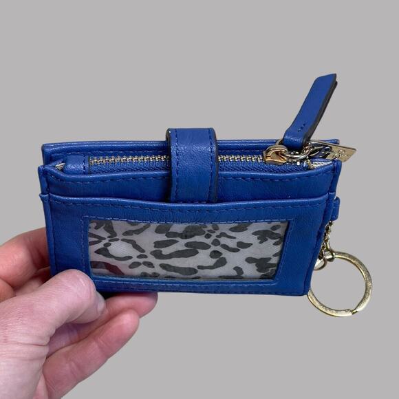 Jessica Simpson Y2K blue animal print clutch wallet - Picture 5 of 9